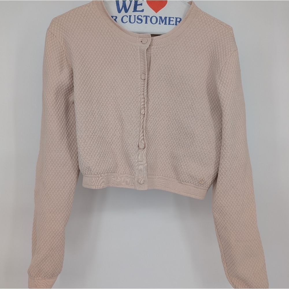 Gucci Women's Pink Textured Sweater